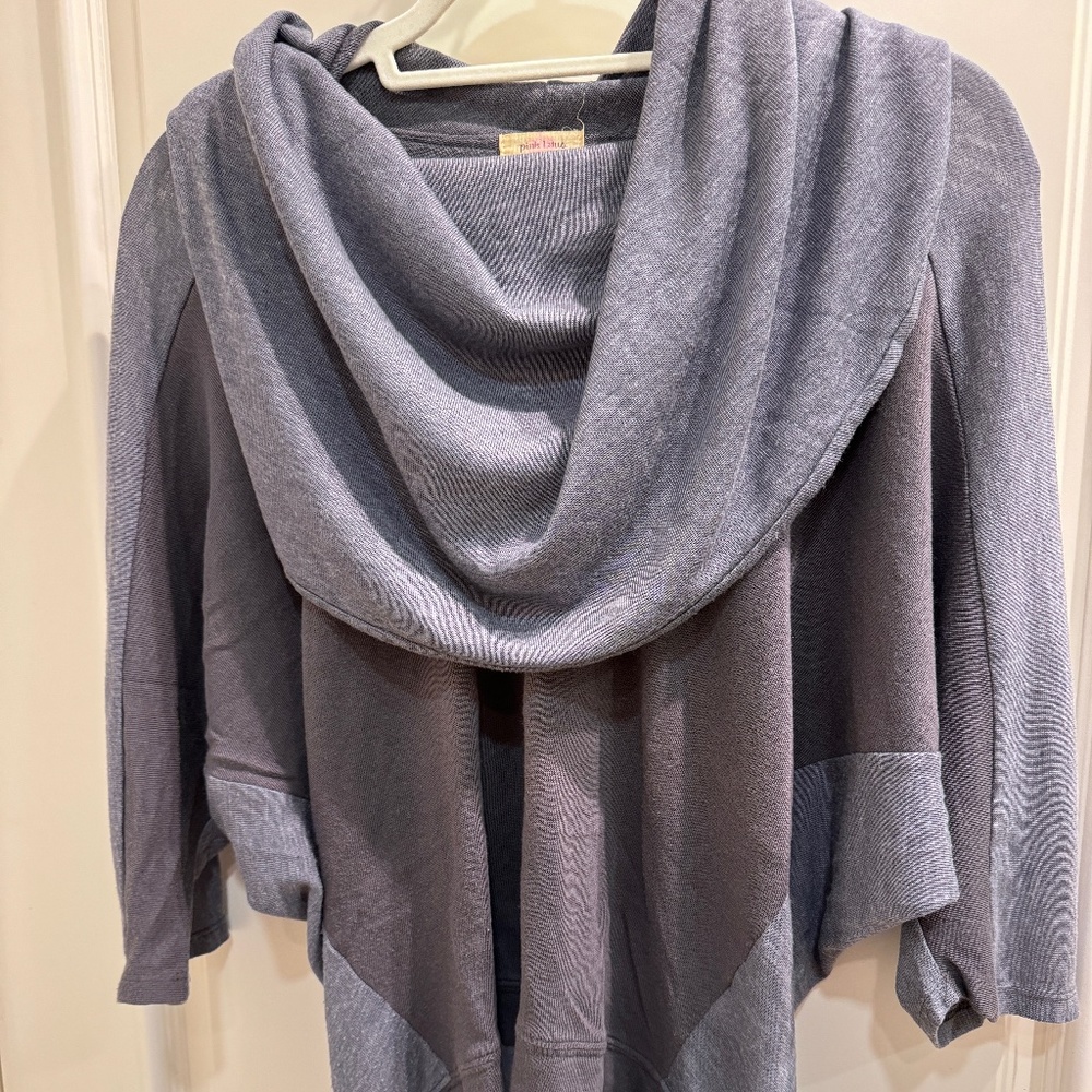 Pink Lotus Cowl Neck Sweater - Small